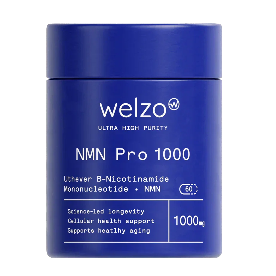 Welzo Ultra Purity NMN Pro 1000 supplement featured in the best NMN supplements ranked and reviewed 2026