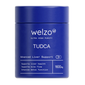 Welzo Ultra High Purity TUDCA supplement bottle containing Tauroursodeoxycholic Acid capsules