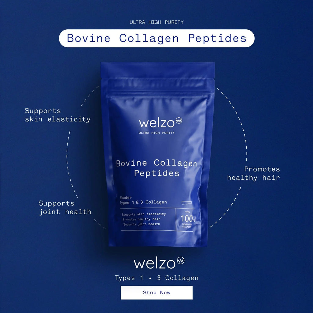 Pure Bovine Collagen Peptides Powder - Welzo Ultra Purity