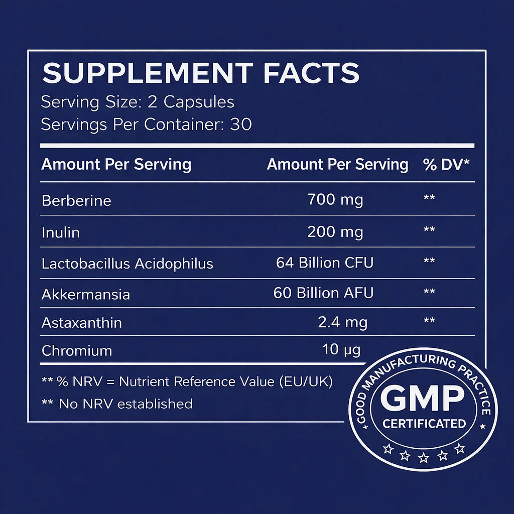 Akkermansia 60 Billion AFU Next-Generation Gut Microbiome Support