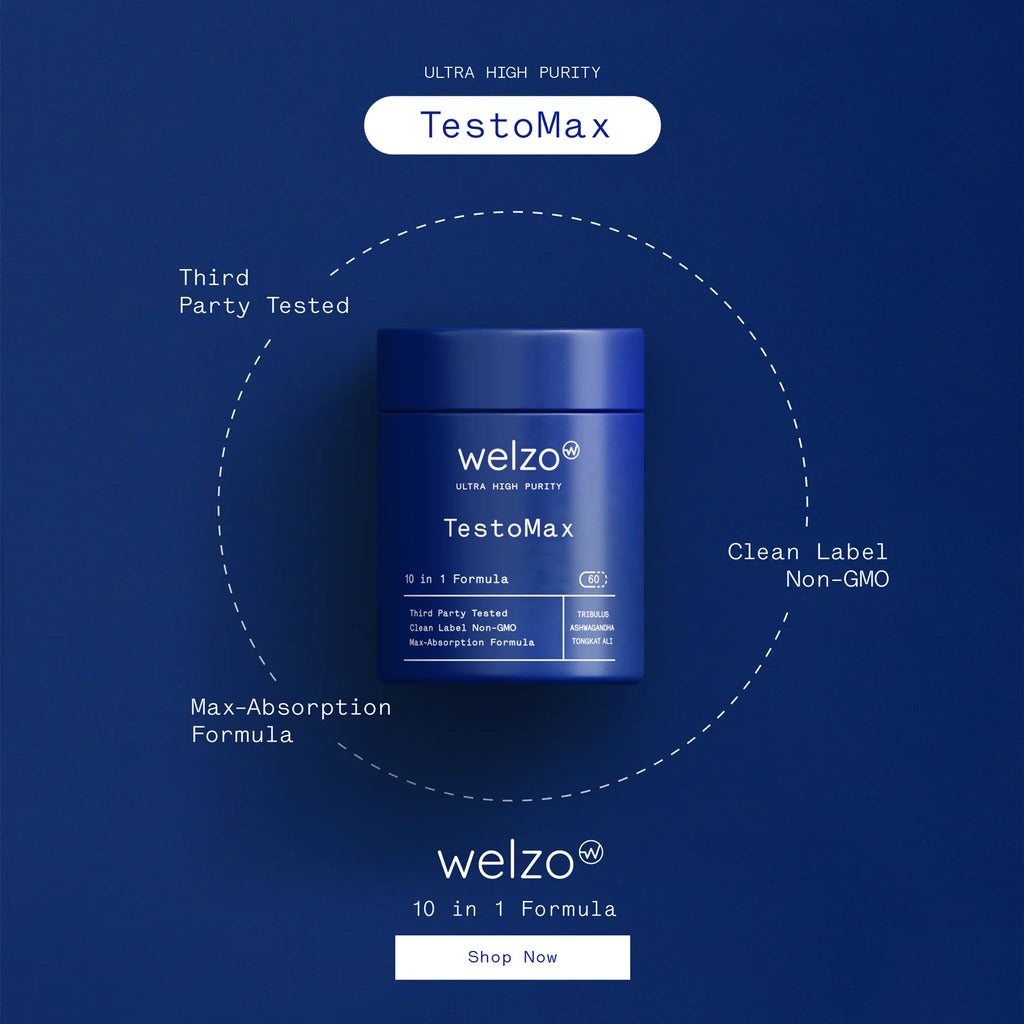 Welzo Ultra Purity TestoMax Testosterone Supplement