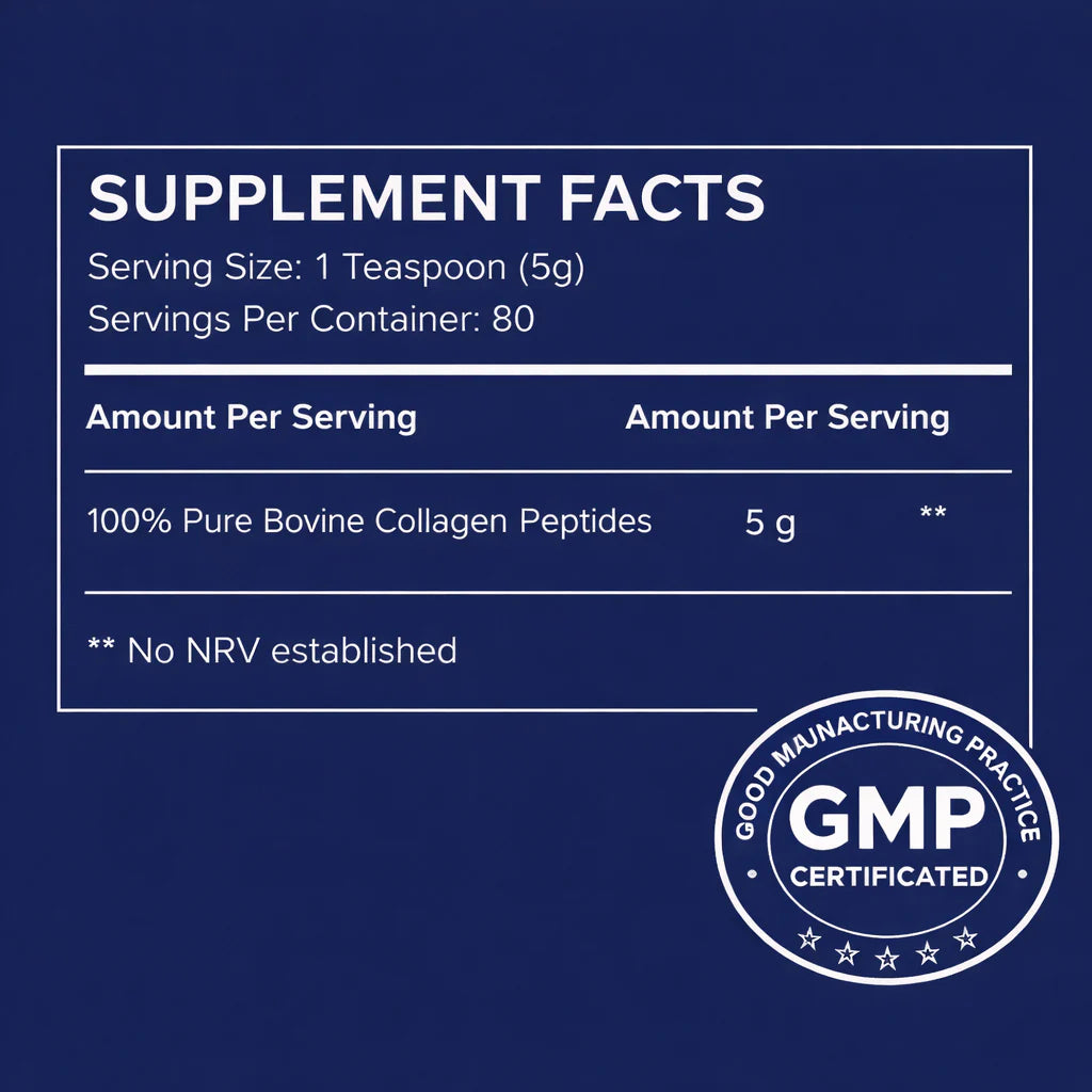 Pure Bovine Collagen Peptides Powder - Welzo Ultra Purity