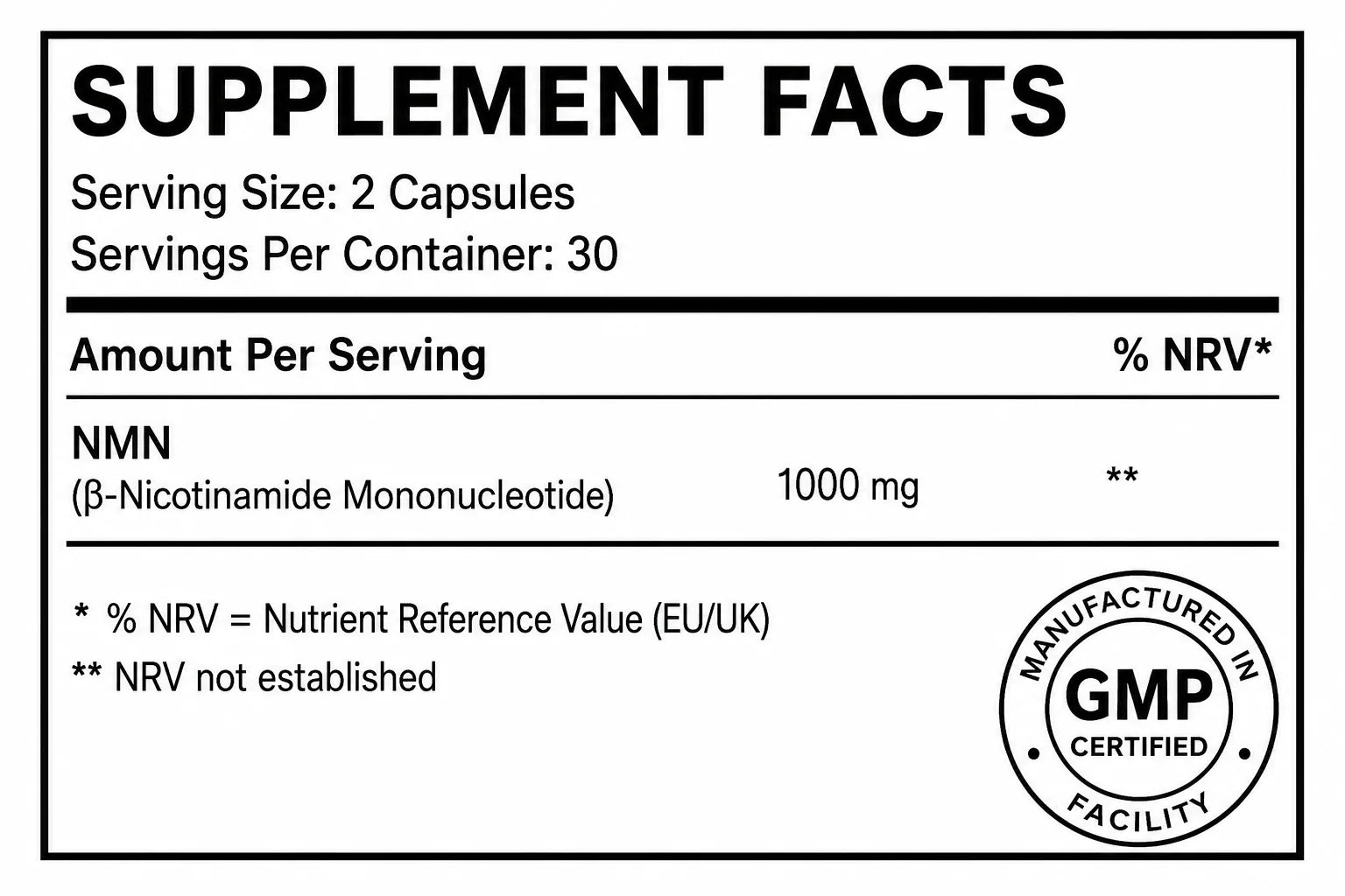 NMN & TMG Welzo Ultra Purity Supplement Stack