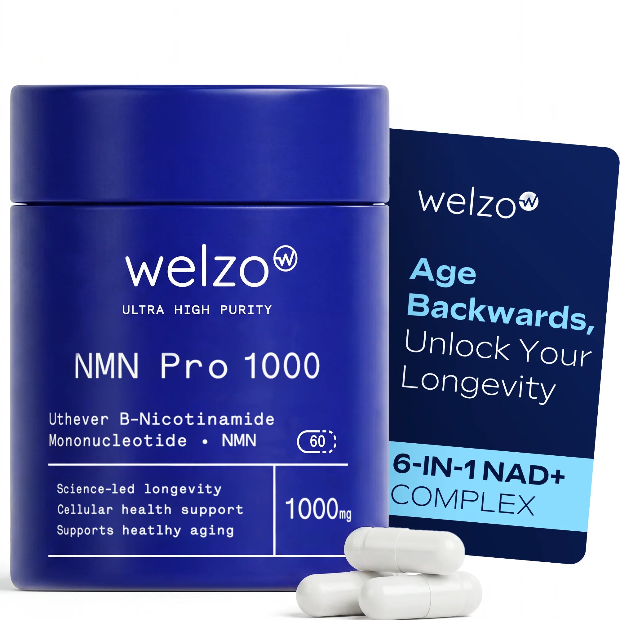 NMN & TMG Welzo Ultra Purity Supplement Stack