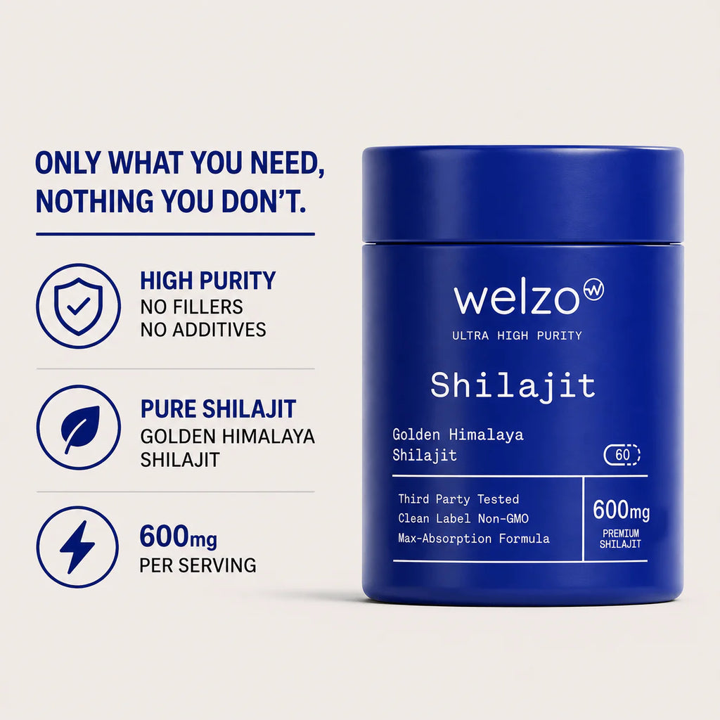 Welzo Ultra Purity Himalayan Golden Shilajit Complex 10,000mg